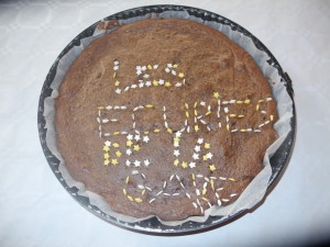 Beau et bon gâteau fait par Marianne Tollemer une cavalière des Ecuries de la Gare