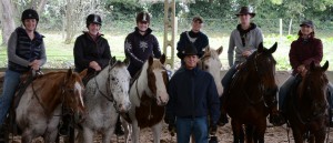 Hank Moss et les filles de la Freedom Ranch aux Ecuries de la Gare dans la Manche